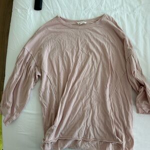 Elegant Blush Pink Women's Blouse